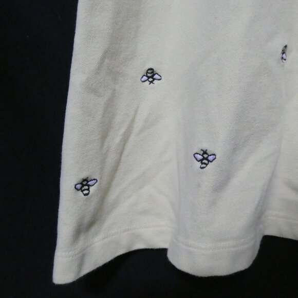 CROFT & BARROW | large | Yellow Polo Short Sleeve With Embroidered Bees All Over - Picture 7 of 16